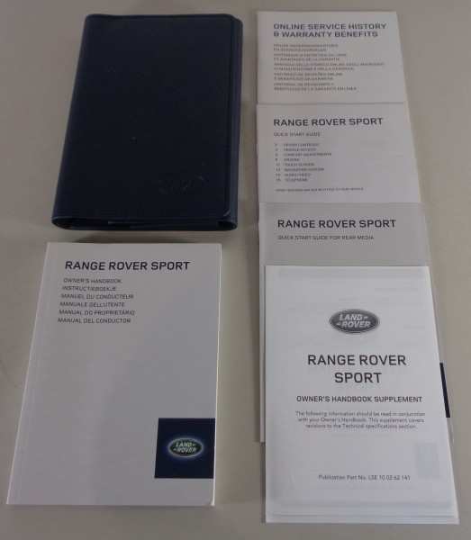 Owner's Manual + Wallet Range Rover Sport 2. Generation from 2013
