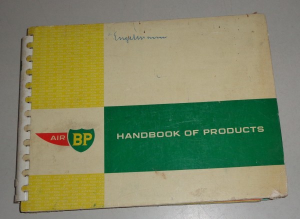 Air BP: Handbook of Products von 1959