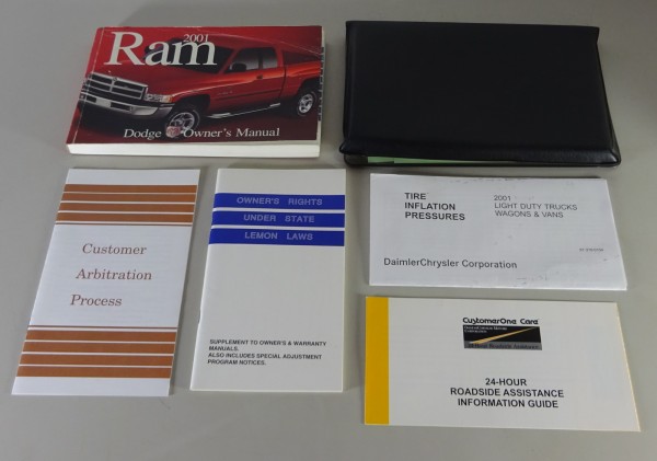 Wallet + Owner´s Manual / Handbook Dodge Ram from 2001