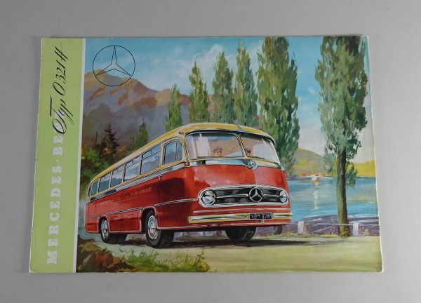 Prospekt / Broschüre Mercedes-Benz Bus O 321 H Stand 12/1954
