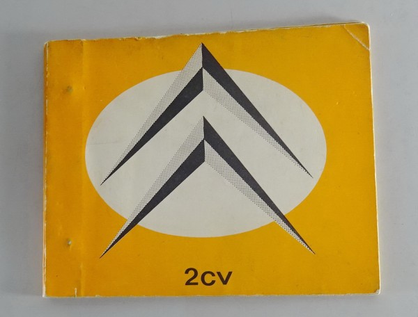 Handleiding / Instructtieboekje Citroen 2 CV "Ente" van 06/1963 nederlands