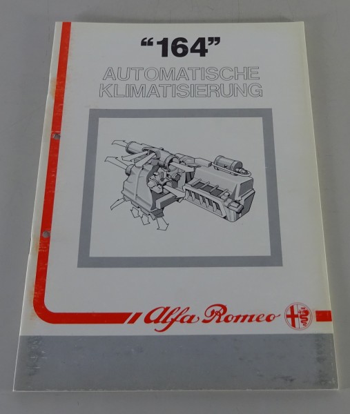 Schulungsunterlage Alfa Romeo 164 Automatische Klimaanlage Stand 10/1987