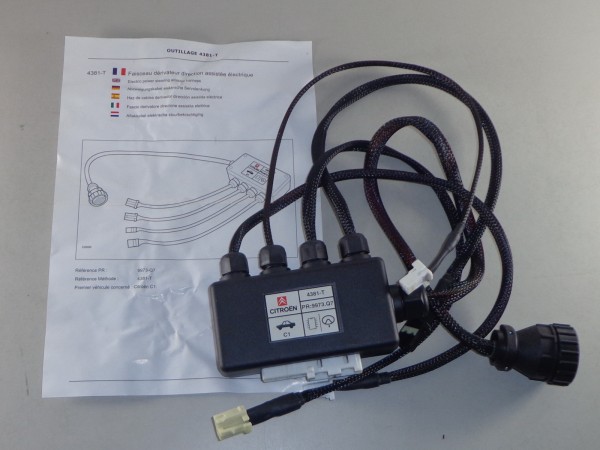 Citroen C1 Spezialwerkzeug 4381 T 9973.Q7 Adapterkabel / Prüfkabel