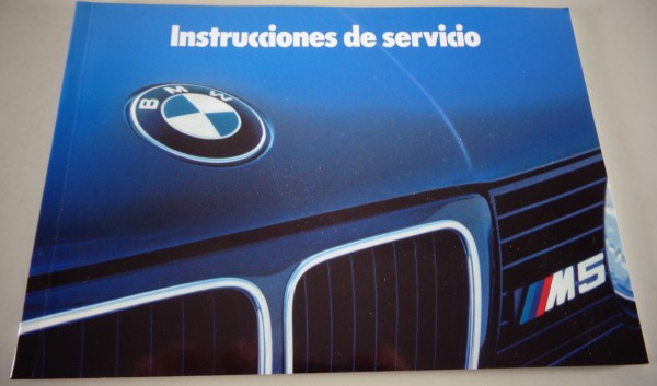 Instrucciones de servicio BMW Serie 5 E34 M5 impreso 12/1989