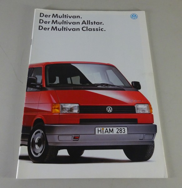 Prospekt/Broschüre VW Bus T4 Der Multivan / Allstar / Classic Stand 07/1994