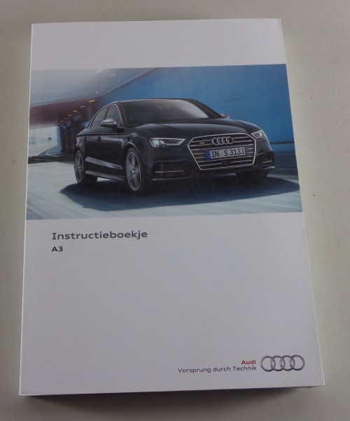 Instructieboekje / Handleiding Audi A3 / S3 / Sportback Typ 8V van 11/2016