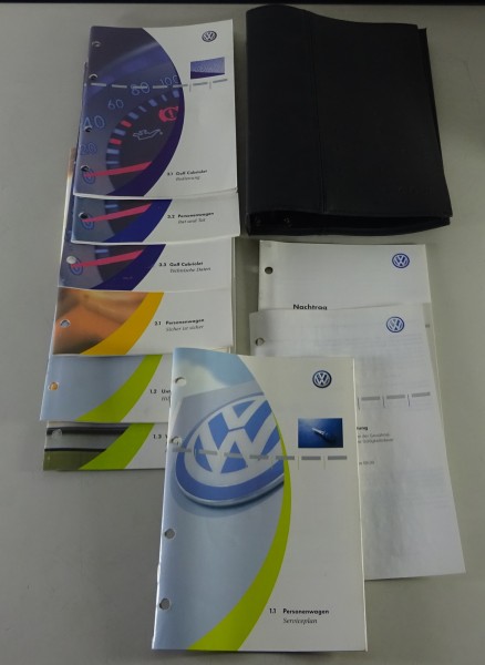 Bordmappe + Betriebsanleitung / Handbuch VW Golf 4/IV Cabrio Stand 05/2001