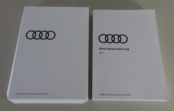 Bordmappe + Betriebsanleitung Audi A7 / S7 / RS7 Sportback Typ C8 Stand 07/2024