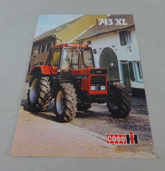 Prospekt/ Datenblatt Case IH 743 XL / 743 XL Allrad Stand 04/1975