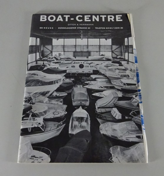 Zubehör-Prospekt / Broschüre BOAT-CENTRE Neuss Stand 1970