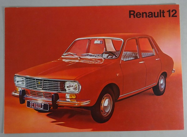 Prospekt / Broschüre Renault R 12