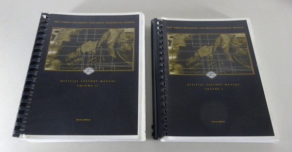 Diagnostic manual Harley Davidson XLH/DYNA/SOFTAIL/FLT Models 2001 VOLUME 1 & 2