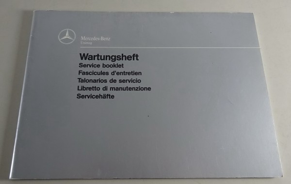 Scheckheft Mercedes-Benz Unimog 408 / 418 / 427 / 437 Original von 1998