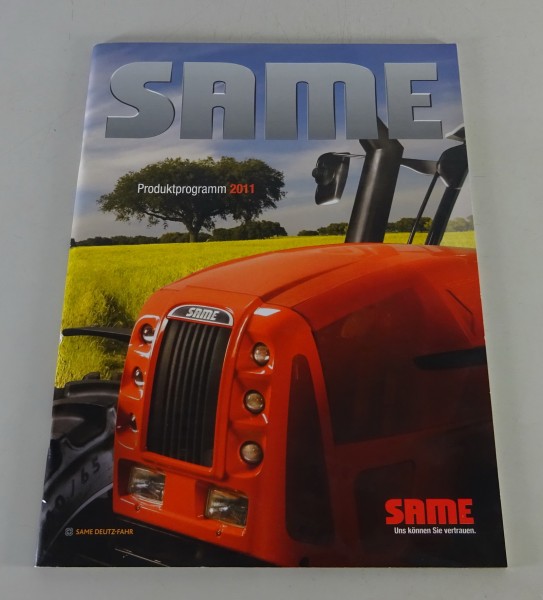 Prospekt Same Produktprogramm Modelljahr 2011 mit Diamond, Iron, Laser, etc.