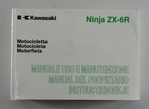 Manual Kawasaki ZX - 6R Ninja von 2006 IT / ES / NL