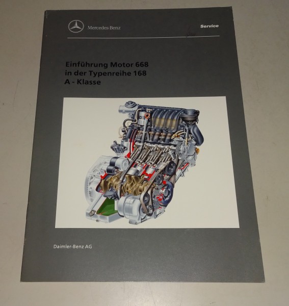 Werkstatthandbuch Mercedes A-Klasse W168 170 CDi Dieselmotor OM 668 von 1998