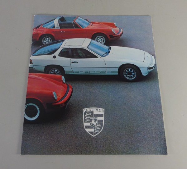 Prospekt / Broschüre Porsche 911 / 928 / 924 / 930 turbo Modelljahr 1979