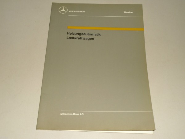 Werkstatthandbuch Mercedes Benz LKW SK Schwere Klasse Heizungsautomatik von 1989