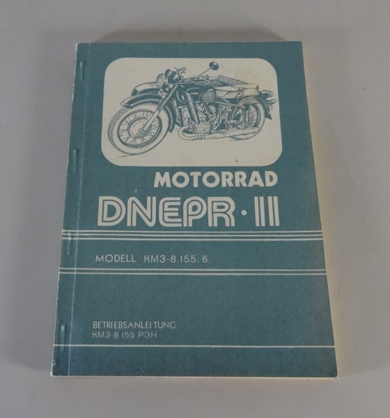 Betriebsanleitung / Handbuch Motorrad Dnepr 11 Modell KM3 8.155.6 Stand 1992