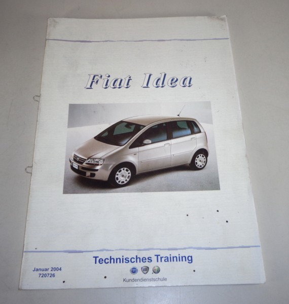 Schulungsunterlage Fiat Idea von 01/2004