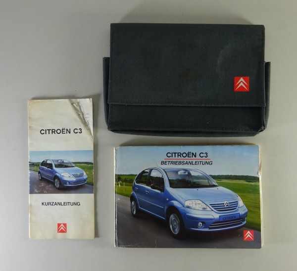 Bordmappe + Betriebsanleitung / Handbuch Citroen C3 Stand 03/2002