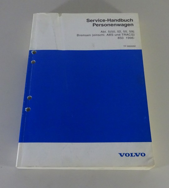 Werkstatthandbuch / Service Handbuch Volvo 850 Bremsen + ABS & TRACS von 1996