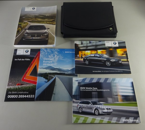 Bordmappe mit Betriebsanleitung BMW 7er F01 730i - 750d xDrive Stand 03/2010