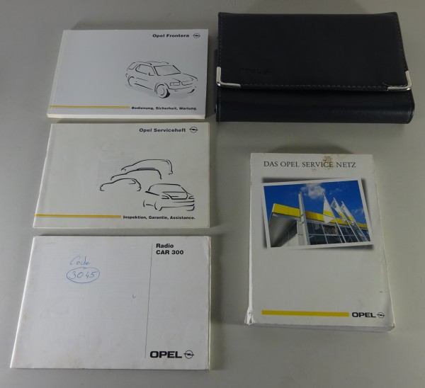 Bordmappe + Betriebsanleitung / Handbuch Opel Frontera B Stand 05/1998
