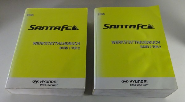 Werkstatthandbuch / Grundhandbuch Band 1 + 2 Hyundai Santa FeTyp SM Baujahr 2006