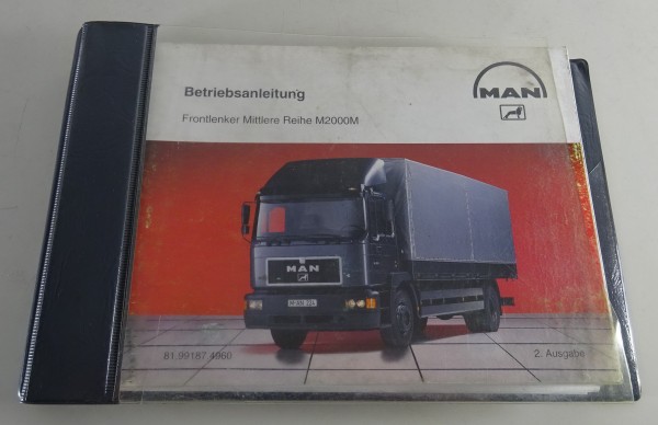 Betriebsanleitung / Handbuch MAN Frontlenker mittlere Reihe M 2000 M von 07/1998