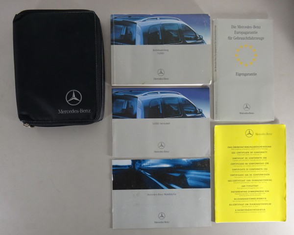 Bordmappe + Betriebsanleitung / Handbuch Mercedes Vaneo Typ 414 von 09/2004