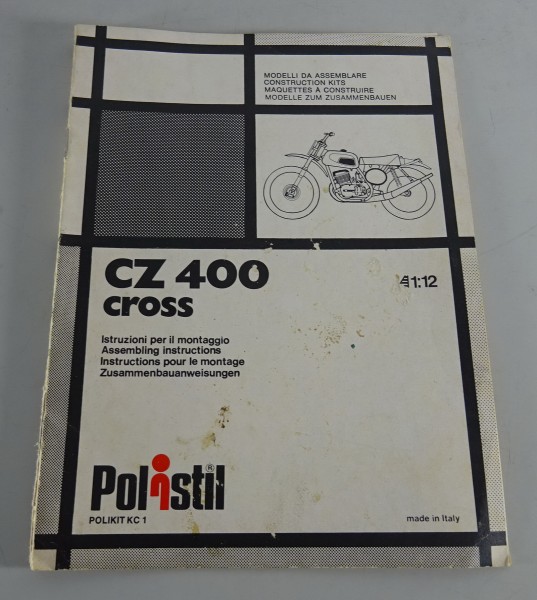 Montageanleitung Polistil CZ 400 Cross 1:12