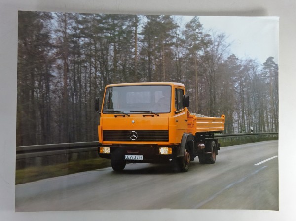 Pressefoto / Poster / Bild Mercedes-Benz LKW LK Leichte Klasse Pritsche ab 1984
