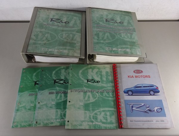Werkstatthandbuch Konvolut Kia Rio Typ DC Baujahr 1999 - 2005