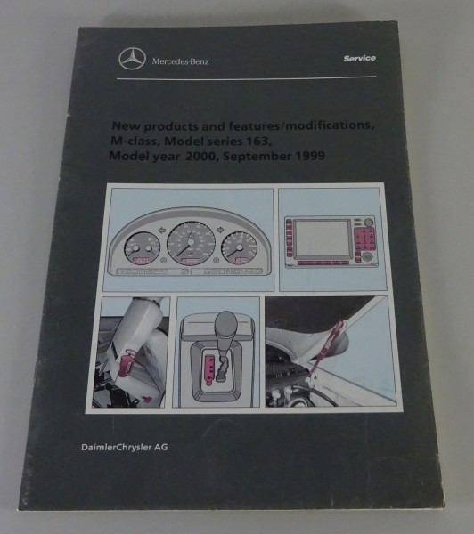 Workshop Manual New products Mercedes Benz M-Klasse W 163 ML Model year 2000