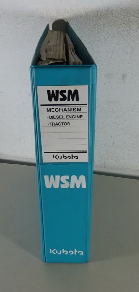 Werkstatthandbuch Workshop Manual Kubota Mechanism Front Loader Tractor Stand ´01