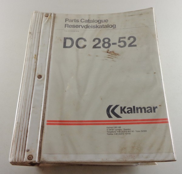 Teilekatalog / Spare Parts list Kalmar LMV Gabelstapler DC 28 - 52