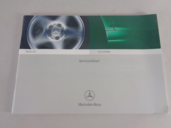 Scheckheft Mercedes Benz CLK Typ 209 auf Dänisch von 06/2002