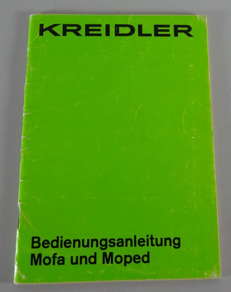 Betriebsanleitung Kreidler Mofa & Moped MF / MP Stand 10/1975