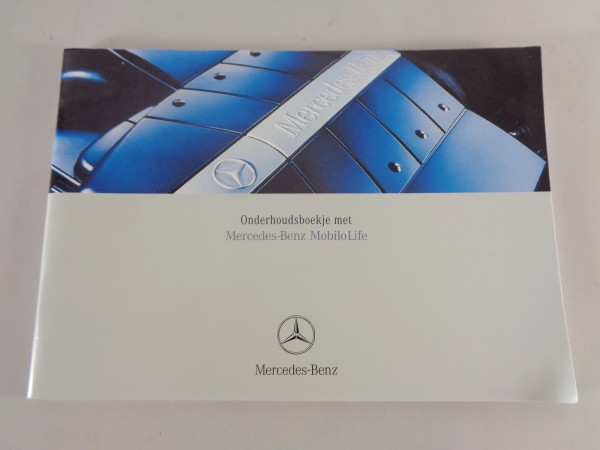 Scheckheft Mercedes Benz SLK, CLK, SL, CL, etc. auf Niederländisch von 04/2003