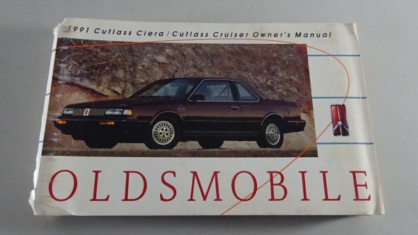 Owner´s Manual / Handbook Oldsmobile Cutlass Ciera / Cutlass Cruiser Stand 1991
