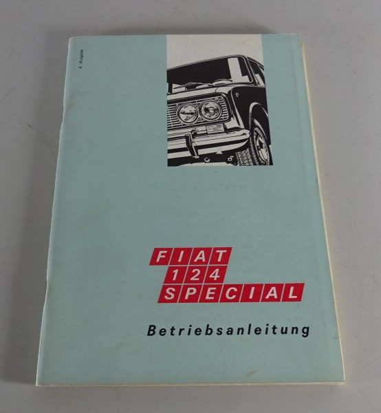 Betriebsanleitung / Handbuch Fiat 124 Special Stand 10/1970