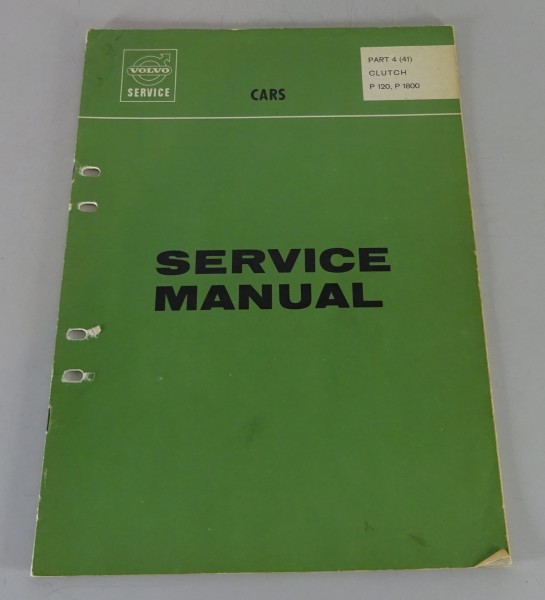 Workshop Manual / Service Manual Volvo Amazon P120 + P1800 Clutch from 08/1964