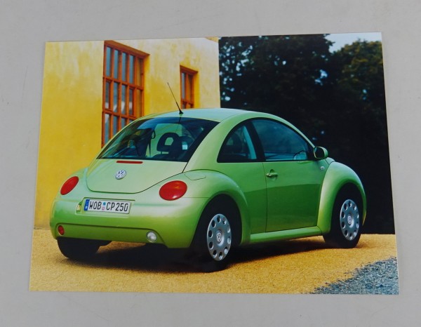 Pressefoto VW New Beetle - Ansicht hinten rechts von 10/2000