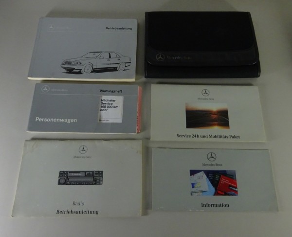 Bordmappe mit Betriebsanleitung Mercedes Benz C-Klasse W202 Stand 05/1996
