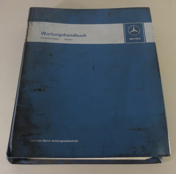 Werkstatthandbuch / Wartungshandbuch Mercedes R107, W115 /8, W114 + 116, W100