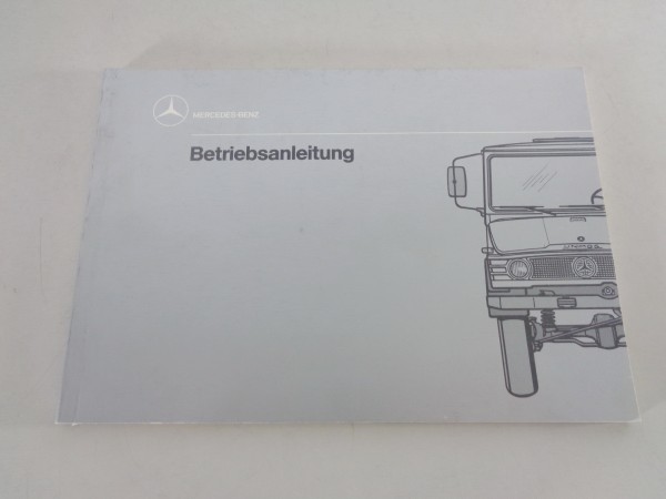 Betriebsanleitung / Handbuch Mercedes Benz Unimog 407 U 600 - U 650 L von 1989