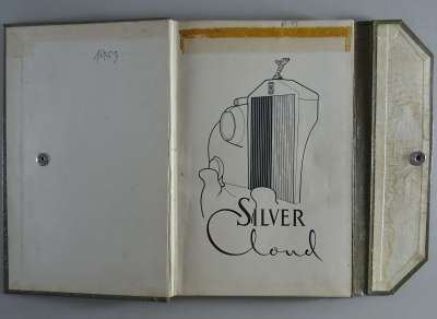 Board folder + Owner's Manual Rolls Royce Silver Cloud I Baujahr 1955