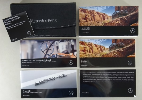 Fedélzeti mappa + használati utasítás Mercedes Benz G-osztály W 463 11/2019-tol