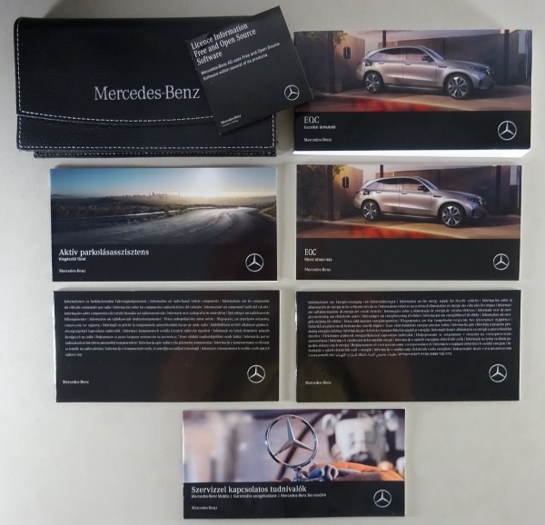 Fedélzeti mappa + használati utasítás Mercedes Benz EQC 12/2020-tol